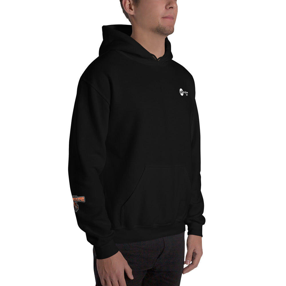Hacking the apocalypse v1 - Unisex Hoodie (with all sides design) by DarkByteGear