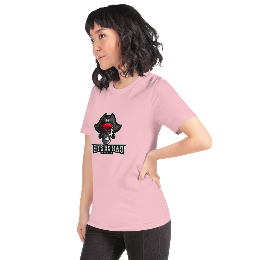 Let's be bad - Short-Sleeve Unisex T-Shirt (white) by DarkByteGear