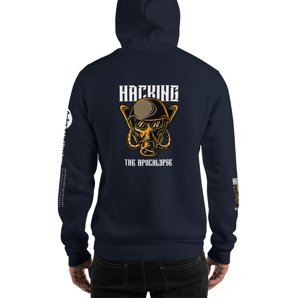 Hacking the apocalypse - Unisex Hoodie (with all sides design) by DarkByteGear