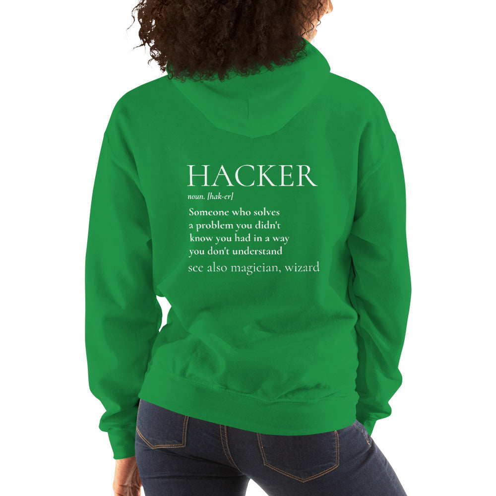 HACKER noun. [hak-er] - Unisex Hoodie by DarkByteGear