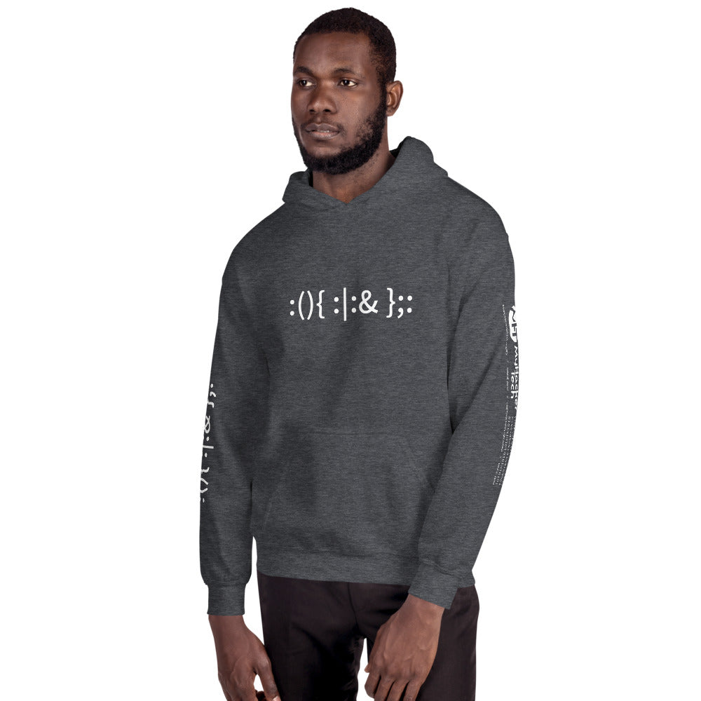 Linux Hackers - Bash Fork Bomb - Unisex Hoodie by DarkByteGear