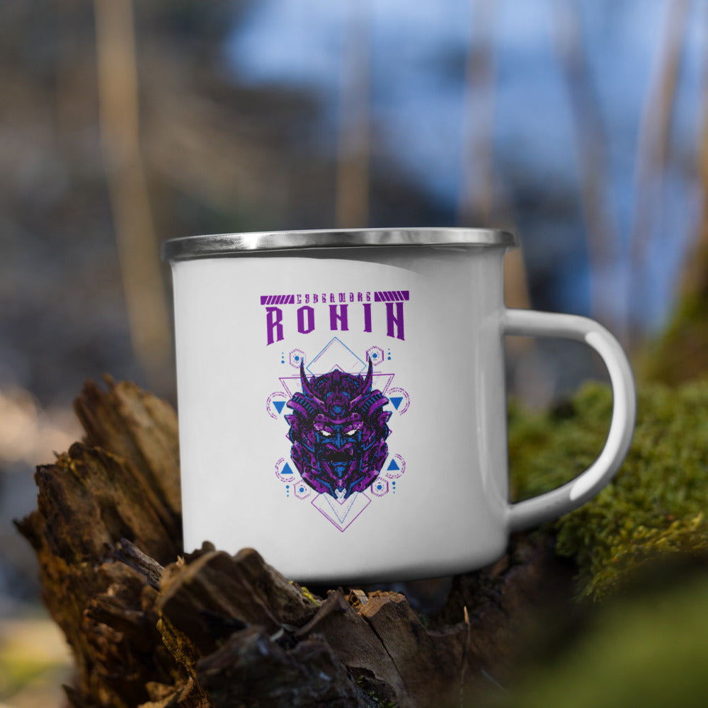 CyberWare Ronin - Enamel Mug by DarkByteGear