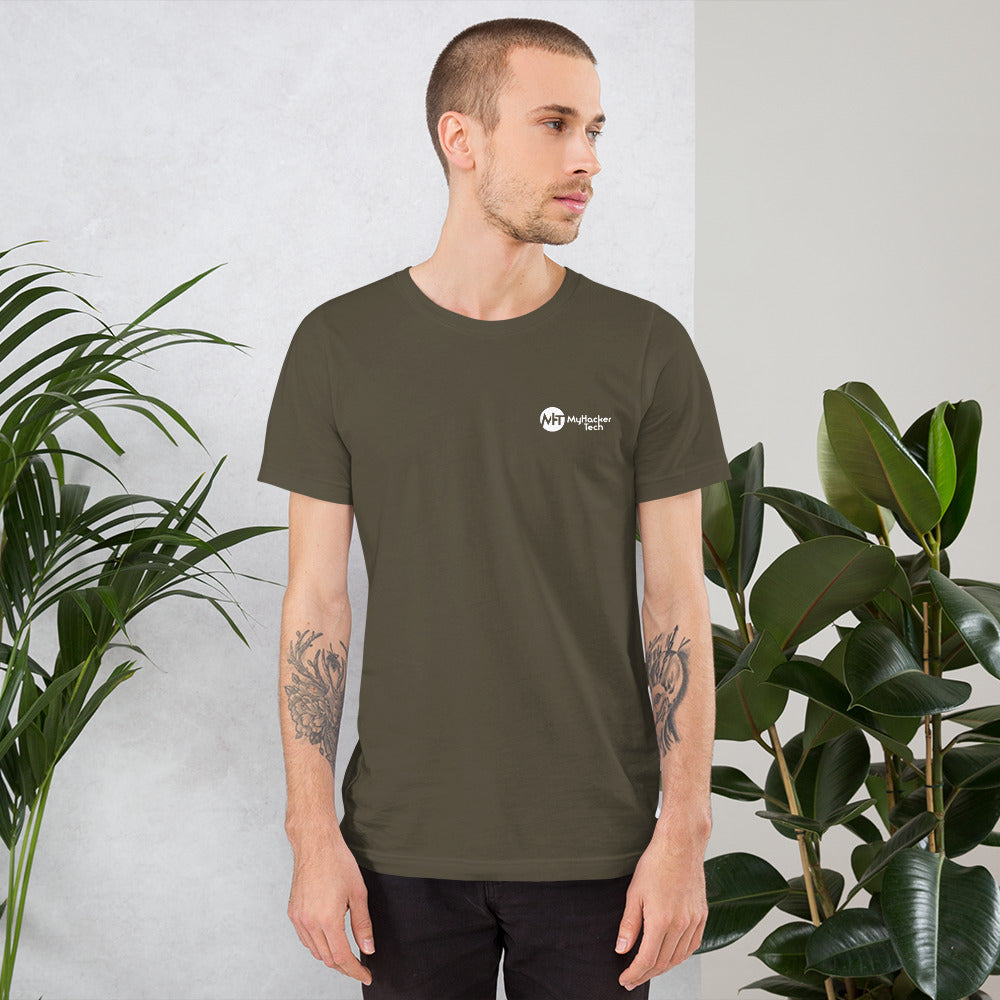 Linux is sexy - Short-Sleeve Unisex T-Shirt (with back design) by DarkByteGear
