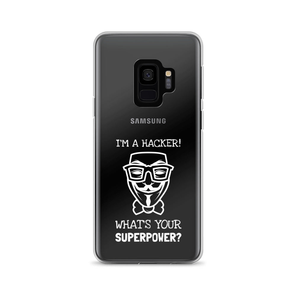 I'm a hacker! What's your superpower? - Samsung Case by DarkByteGear