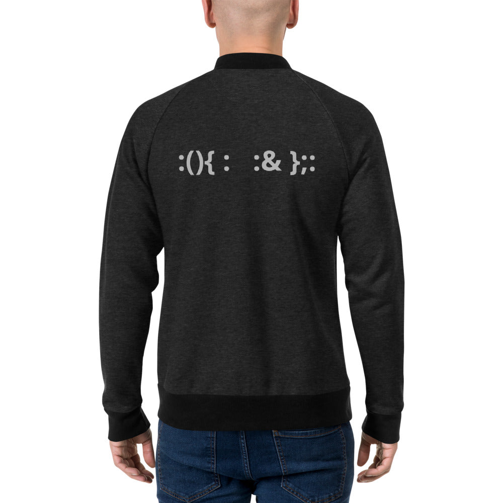 Linux Hackers - Bash Fork Bomb - Bomber Jacket by DarkByteGear