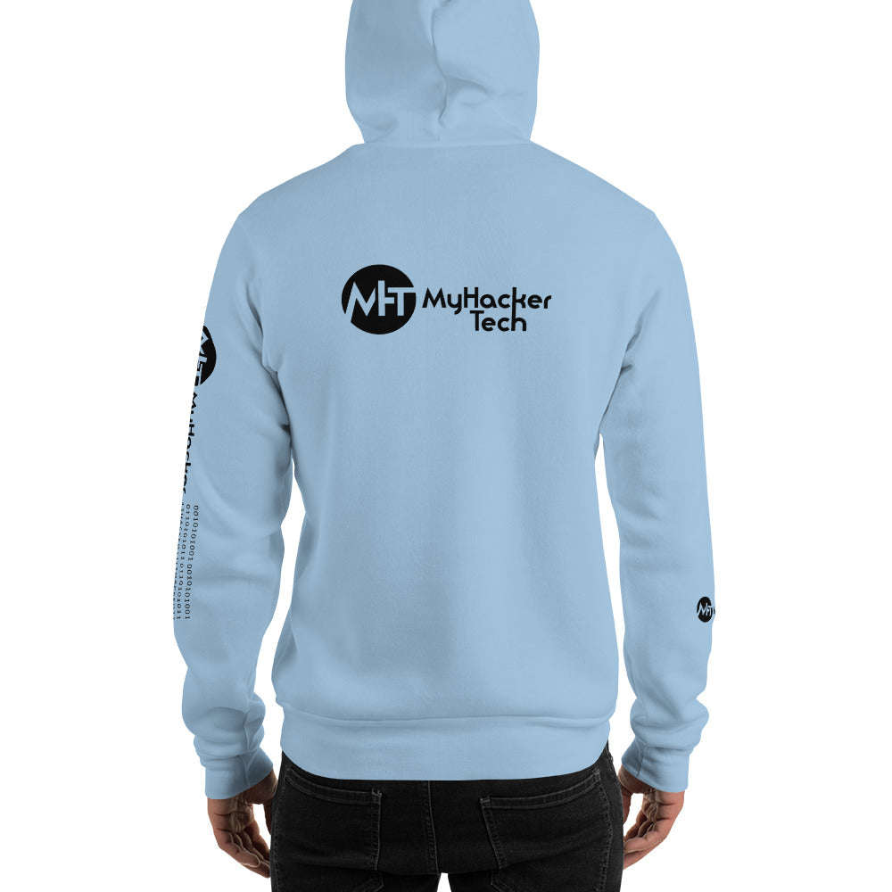 MyHackerTech Classic - Unisex Hoodie (with all sides designs) by DarkByteGear