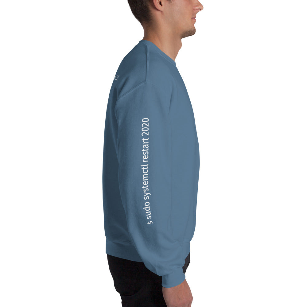 $ sudo systemctl restart 2020 - Unisex Sweatshirt (with all sides design ) by DarkByteGear