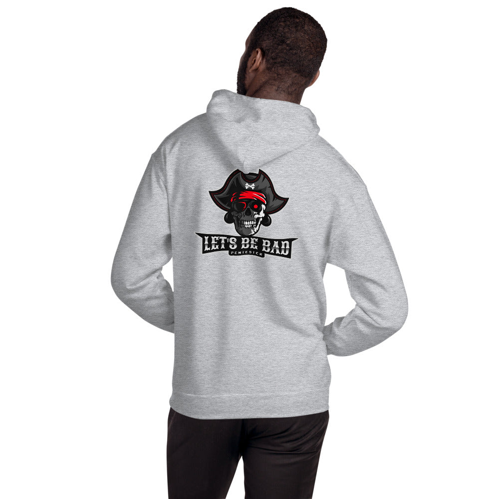Let's be bad - Unisex Hoodie (white) by DarkByteGear