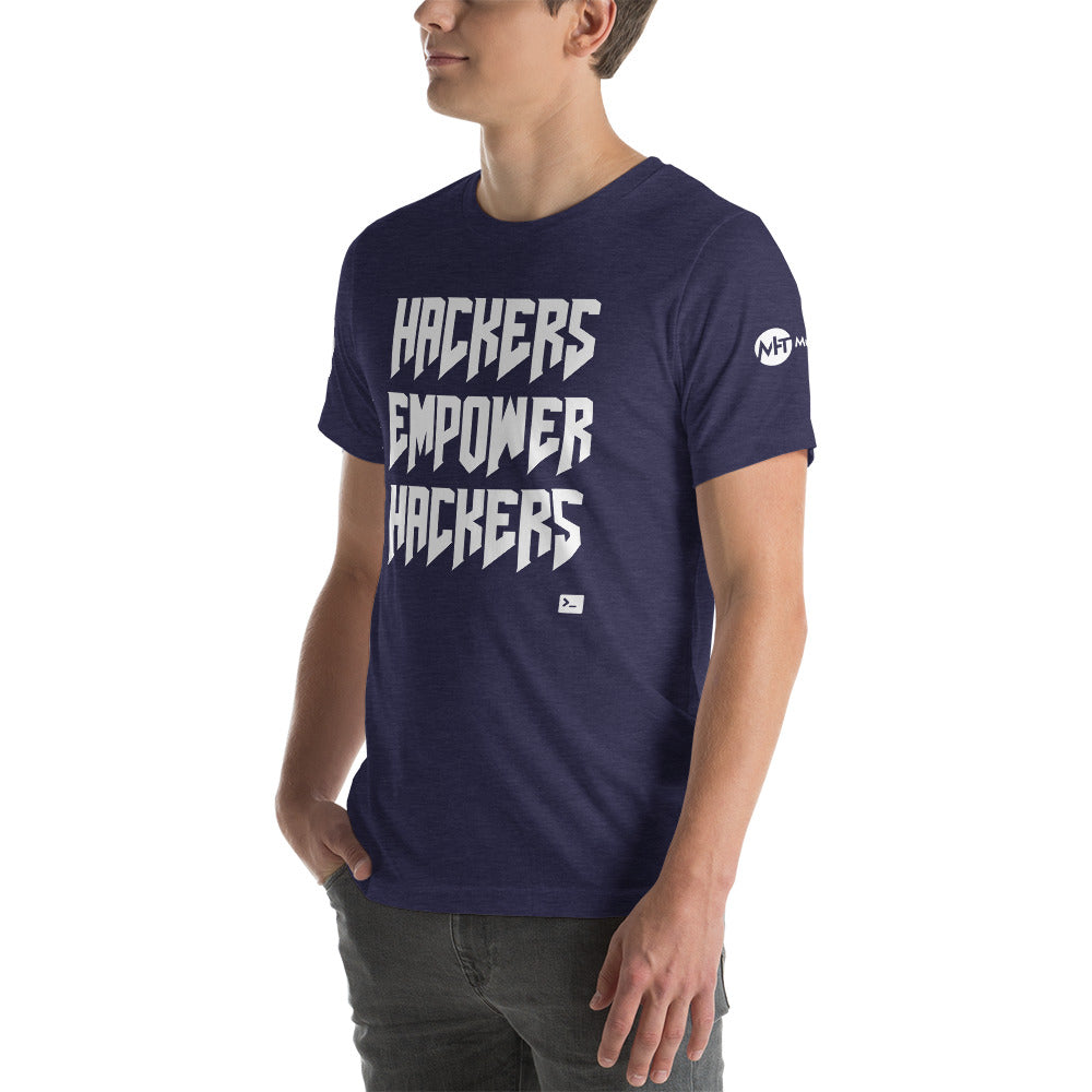 Hackers empower hackers - Short-Sleeve Unisex T-Shirt by DarkByteGear