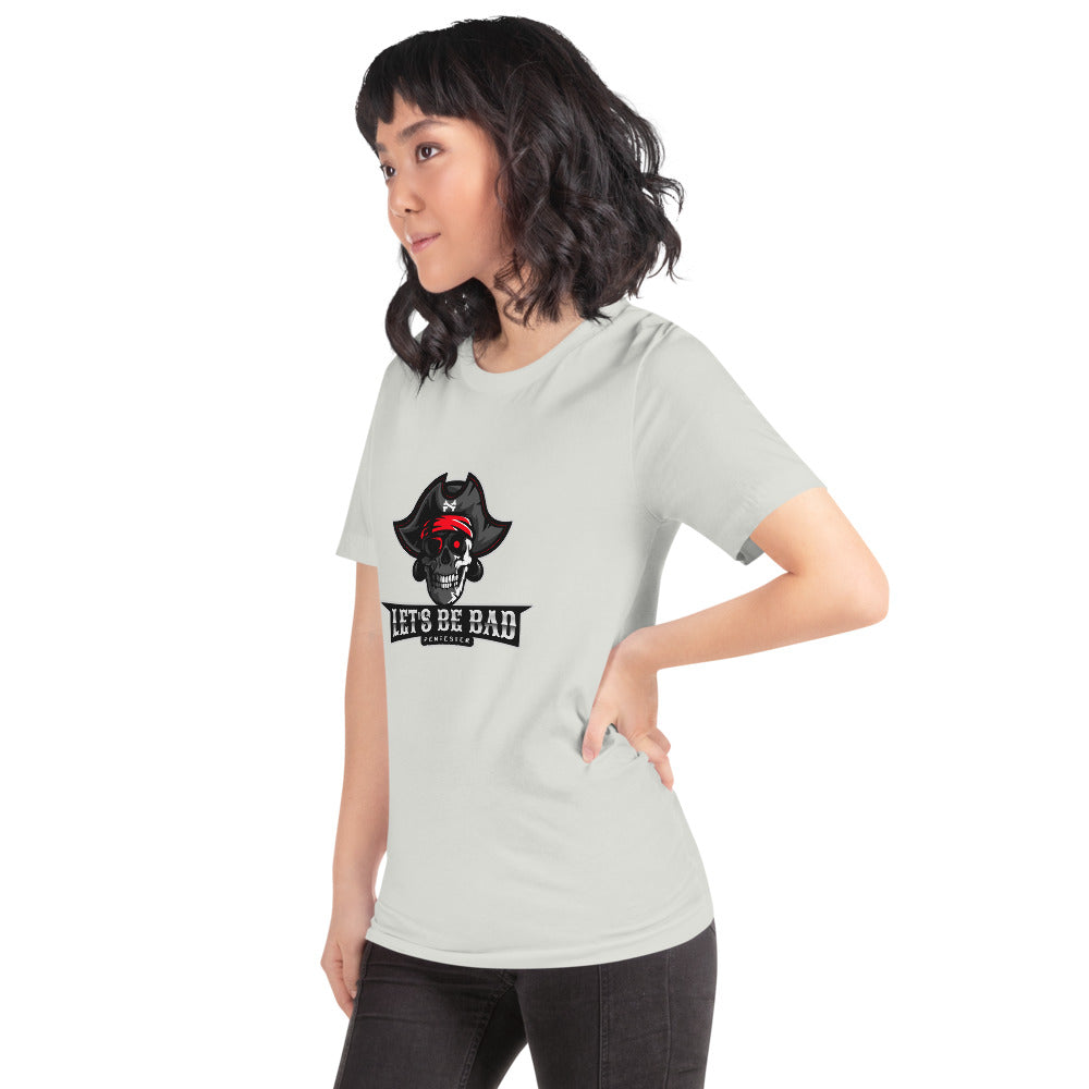 Let's be bad - Short-Sleeve Unisex T-Shirt (white) by DarkByteGear