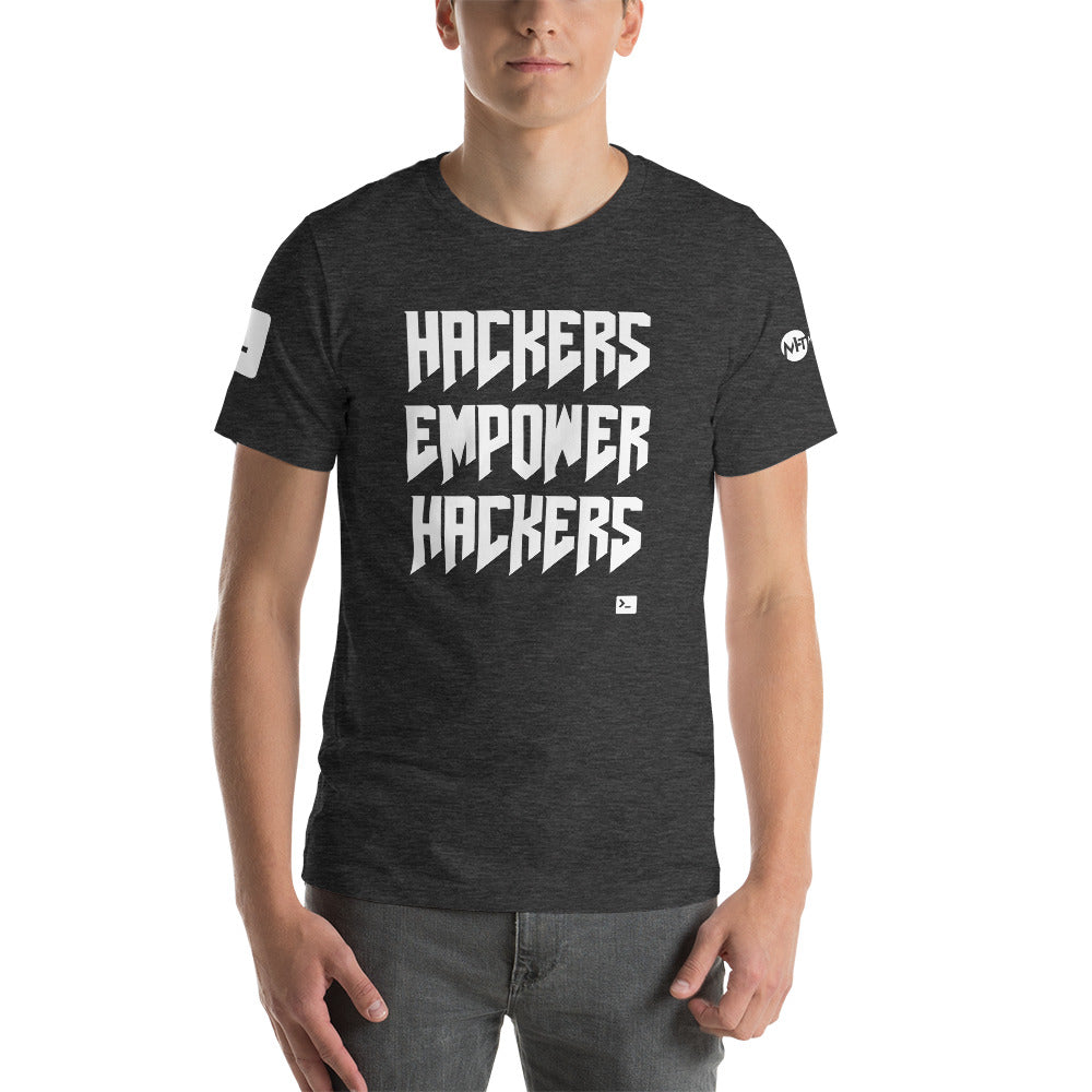 Hackers empower hackers - Short-Sleeve Unisex T-Shirt by DarkByteGear