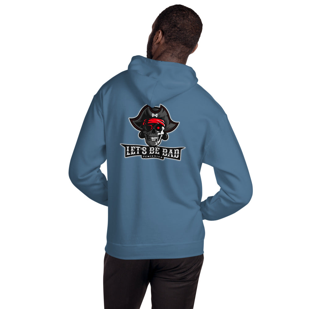Let's be bad - Unisex Hoodie (white) by DarkByteGear