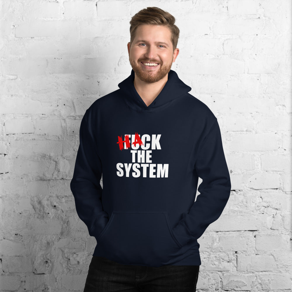 Hack the system - Unisex Hoodie by DarkByteGear