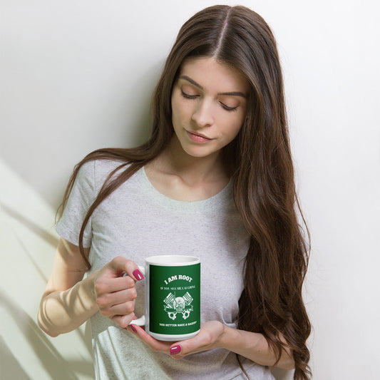 I Am Root If You See Me Laughing You Better Have A Backup - Mug (green) by DarkByteGear