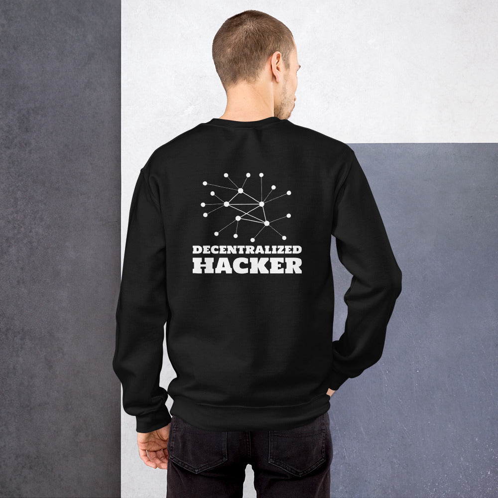 Decentralized Hacker - Unisex Sweatshirt by DarkByteGear
