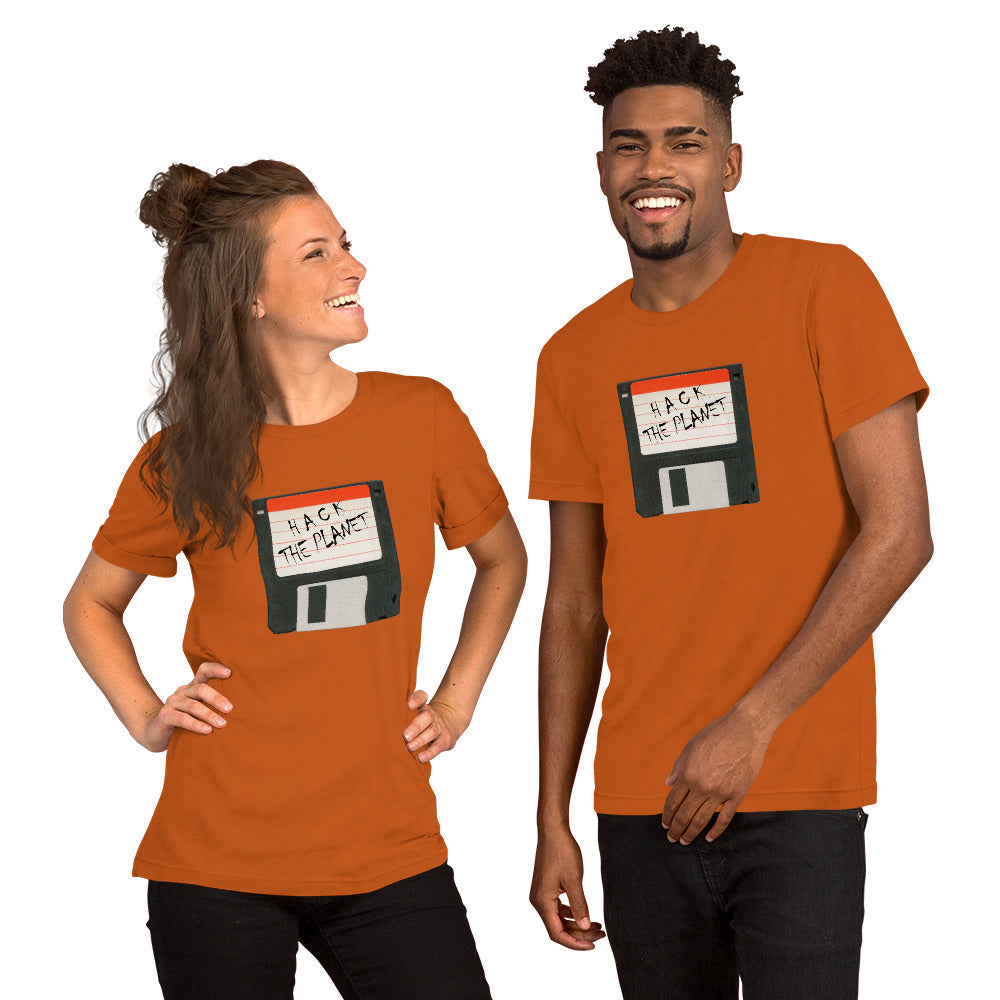 Hack the planet - Short-Sleeve Unisex T-Shirt by DarkByteGear