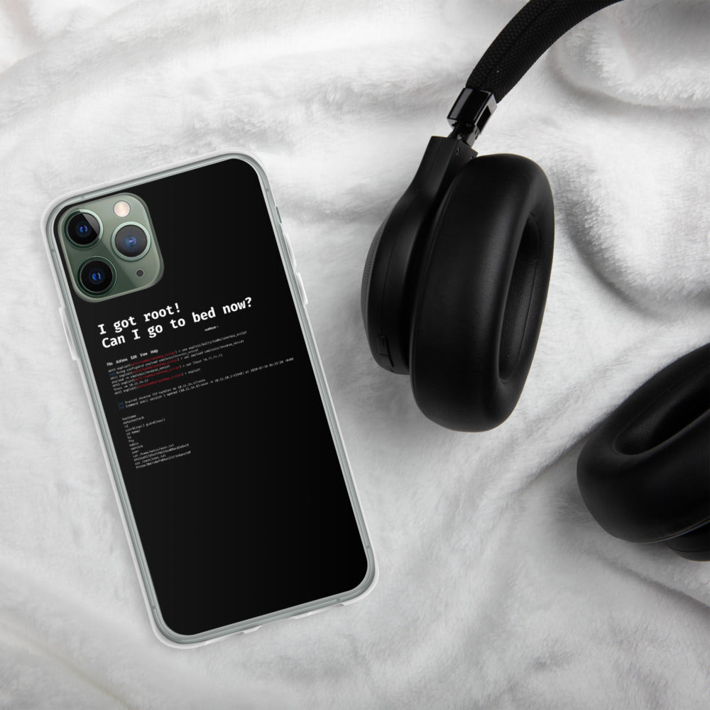 I got root! Can I go to bed now? - iPhone Case by DarkByteGear