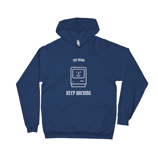 Keep hacking - Unisex Fleece Hoodie by DarkByteGear