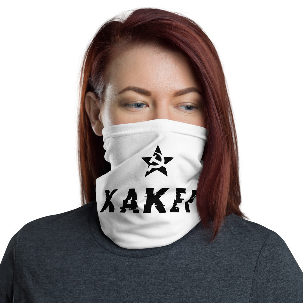Xaker - Neck Gaiter (black text) by DarkByteGear