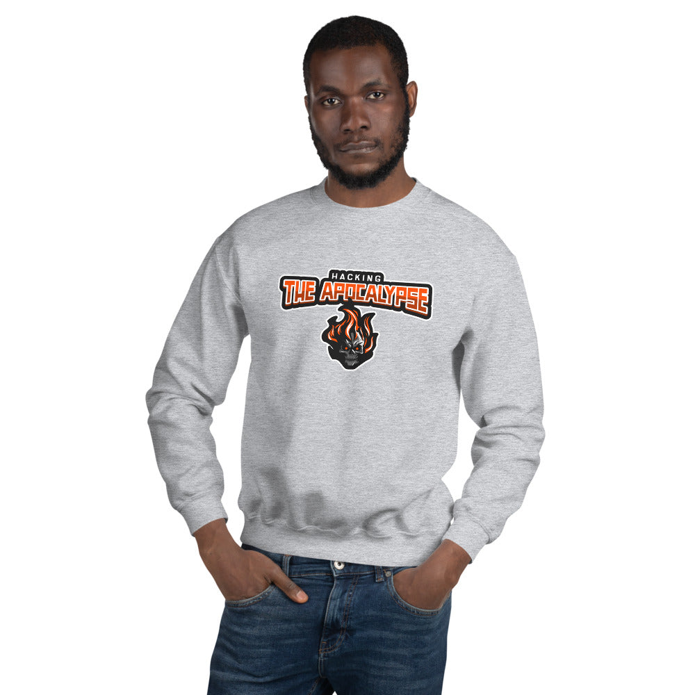 Hacking the Apocalypse v.1 - Unisex Sweatshirt by DarkByteGear
