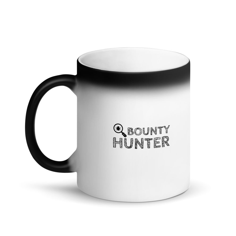 Bug bounty hunter - Matte Black Magic Mug by DarkByteGear