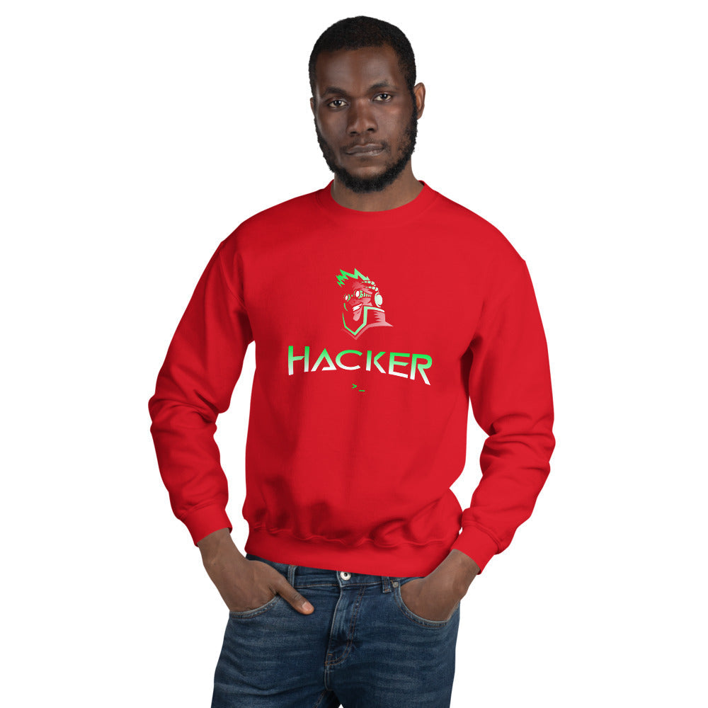 Hacker v.1 - Unisex Sweatshirt by DarkByteGear