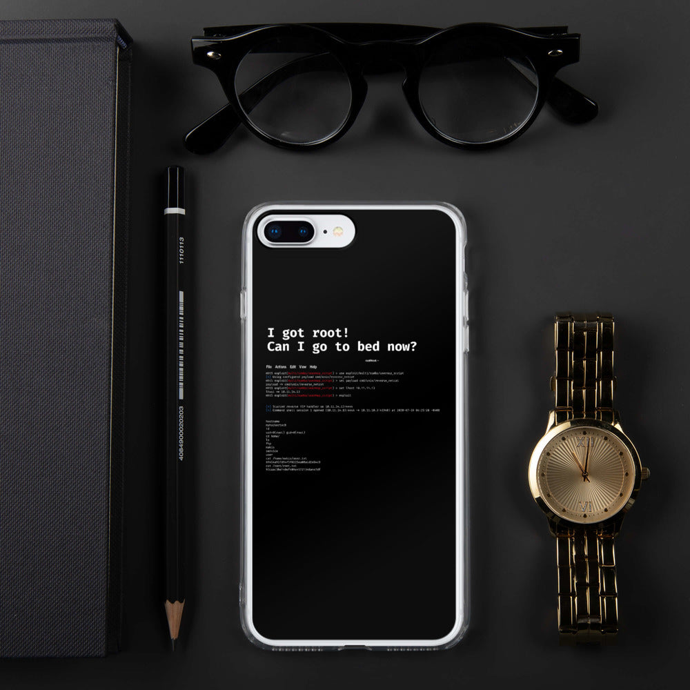 I got root! Can I go to bed now? - iPhone Case by DarkByteGear