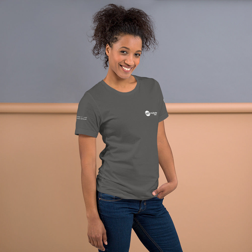 Linux Tweaks - world not found - Short-Sleeve Unisex T-Shirt (with all sides designs) by DarkByteGear
