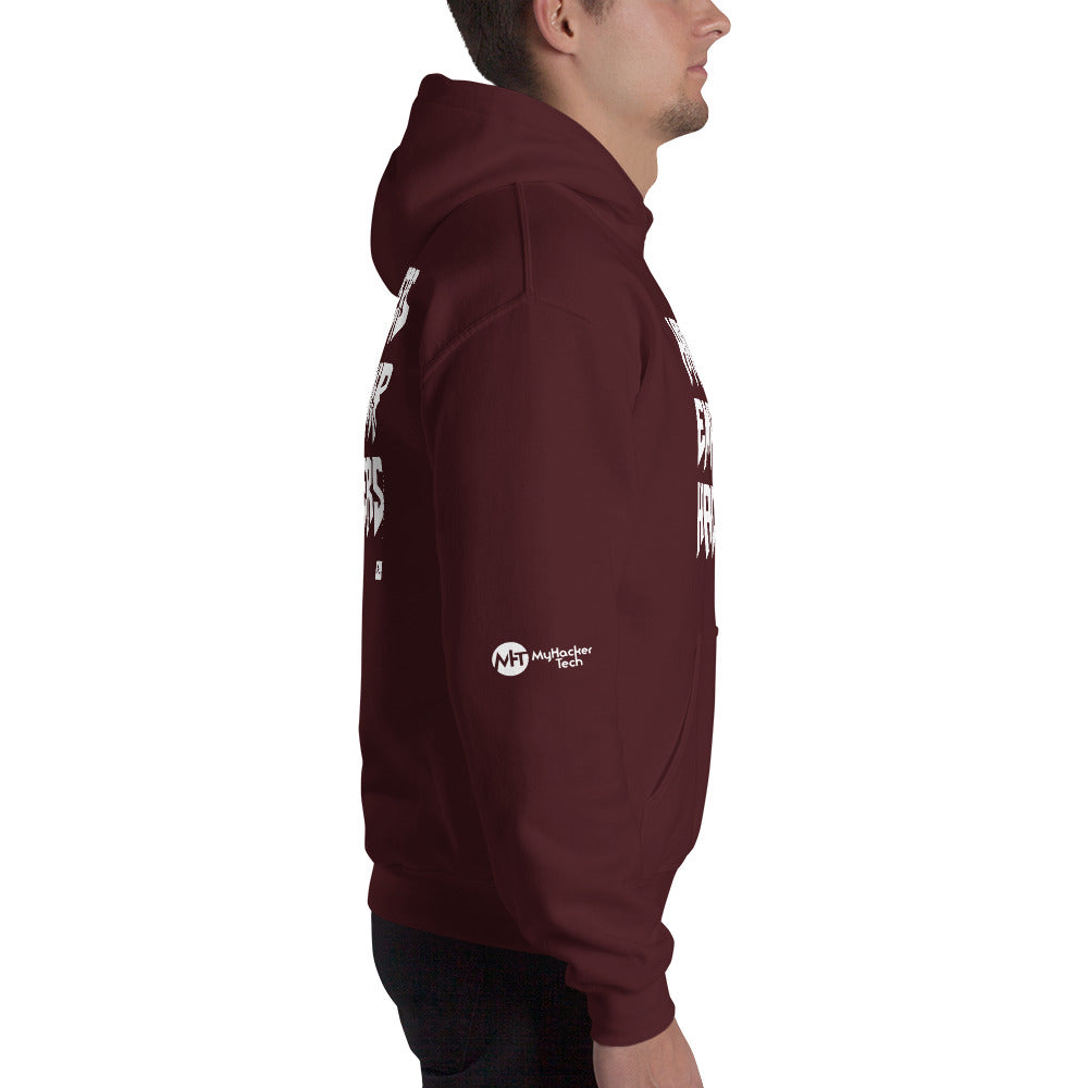 Hackers empower hackers - Unisex Hoodie by DarkByteGear