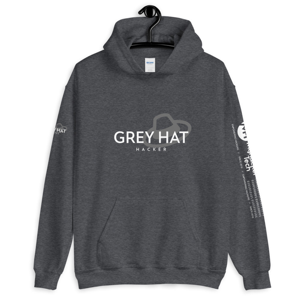 Grey Hat Hacker - Unisex Hoodie by DarkByteGear