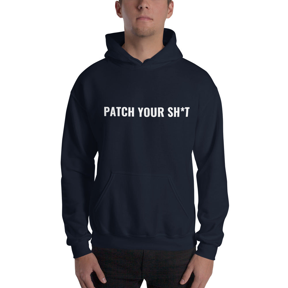 PATCH YOUR SH*T - Unisex Hoodie by DarkByteGear