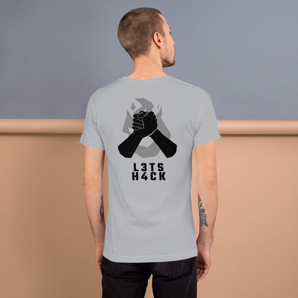 L3ts H4ck - Short-Sleeve Unisex T-Shirt by DarkByteGear