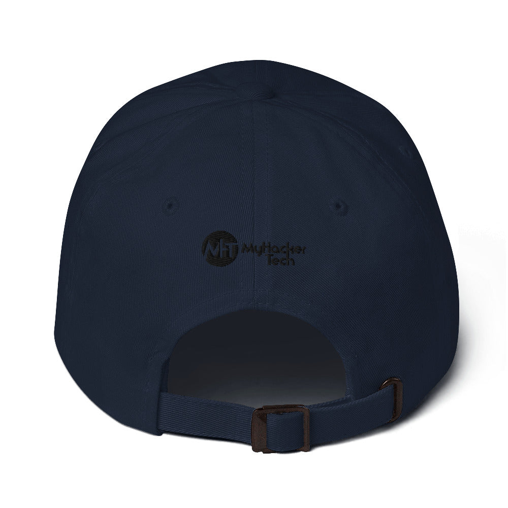 Don't drink and click - Dad hat (white text) by DarkByteGear