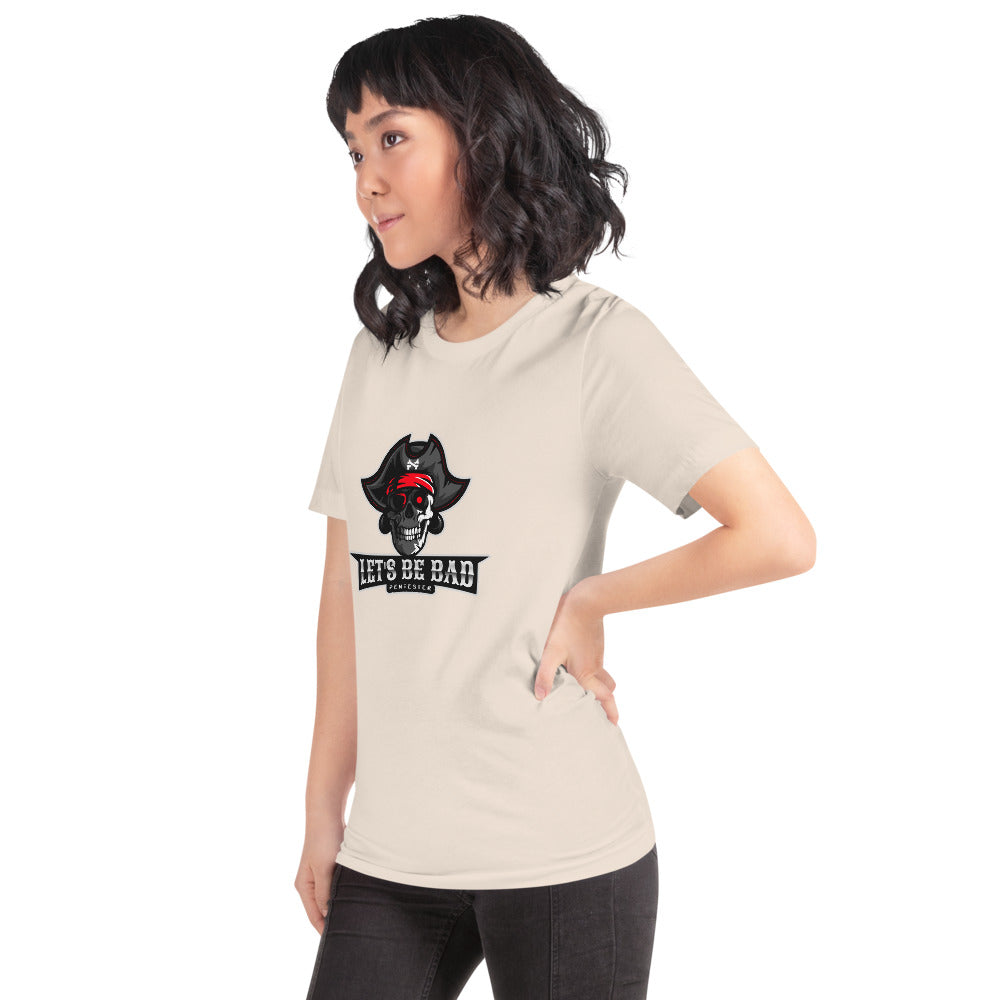 Let's be bad - Short-Sleeve Unisex T-Shirt (white) by DarkByteGear