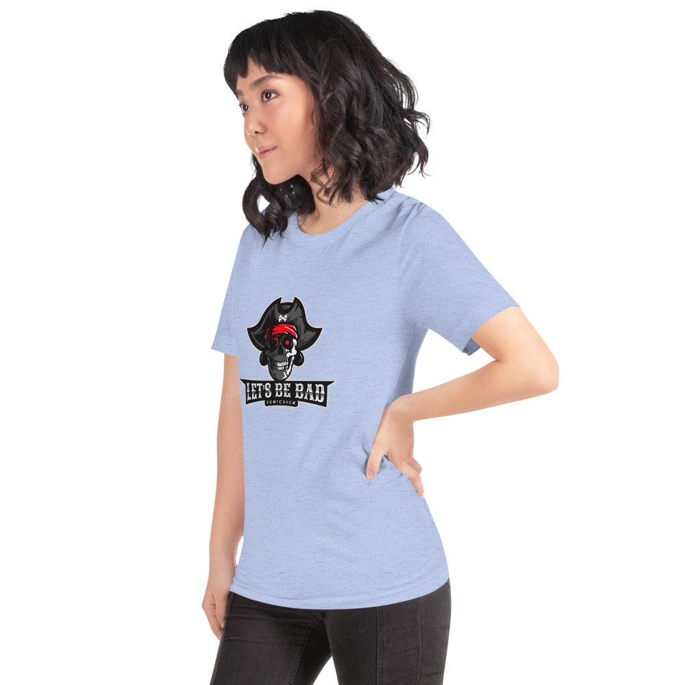 Let's be bad - Short-Sleeve Unisex T-Shirt (white) by DarkByteGear