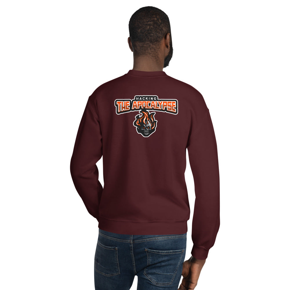 Hacking the Apocalypse v.1 - Unisex Sweatshirt by DarkByteGear