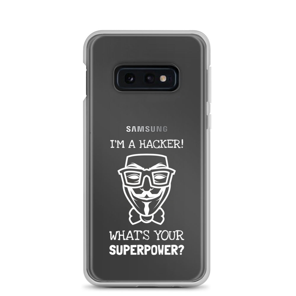 I'm a hacker! What's your superpower? - Samsung Case by DarkByteGear