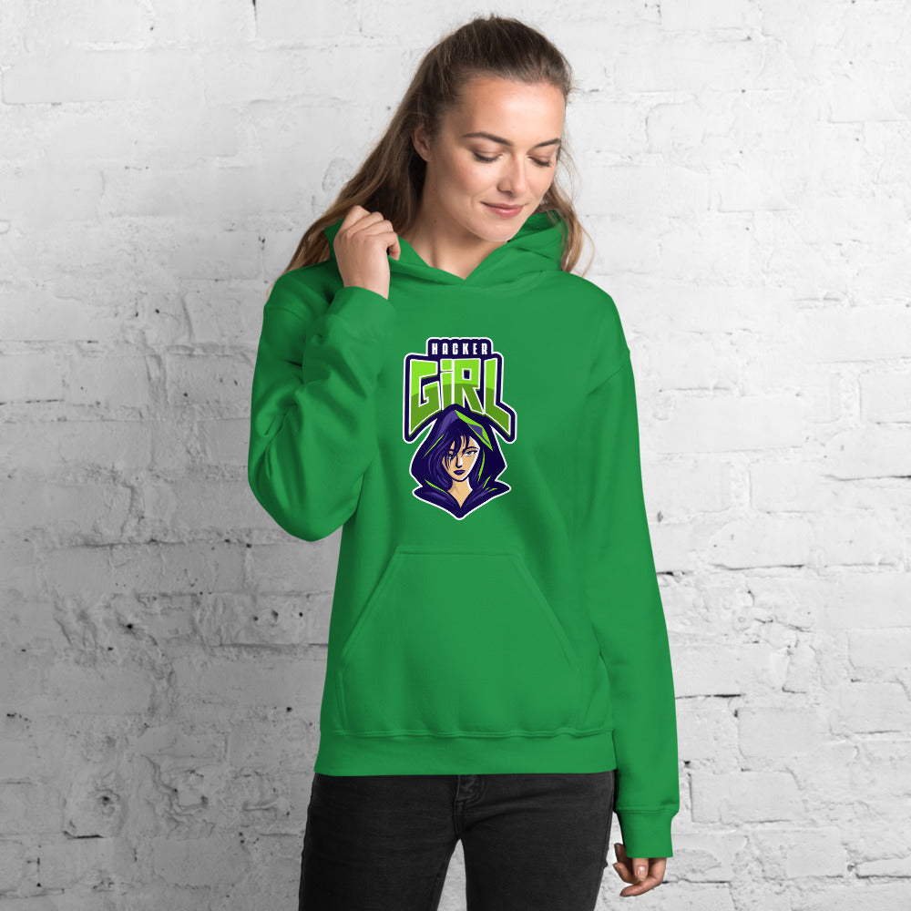 Hackergirl v.1 - Unisex Hoodie by DarkByteGear