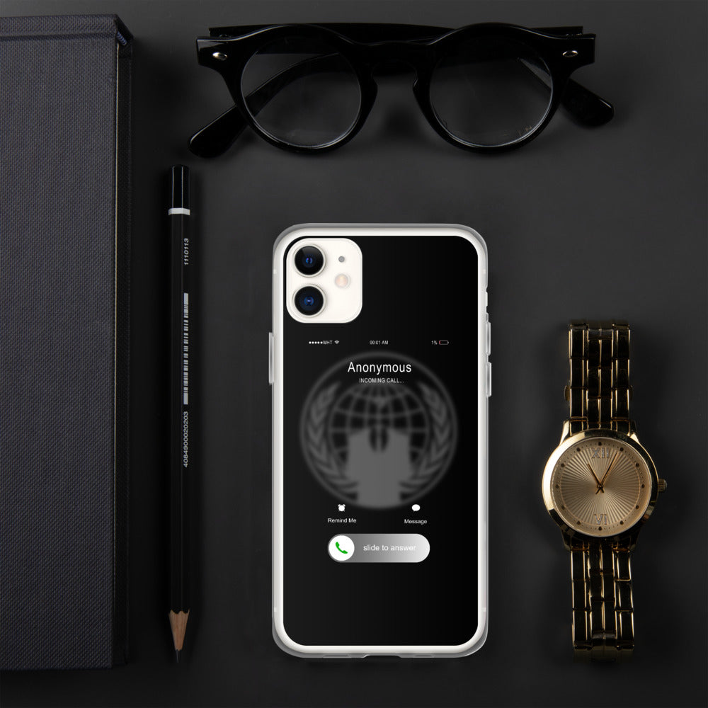 Anonymous incoming call - iPhone Case by DarkByteGear