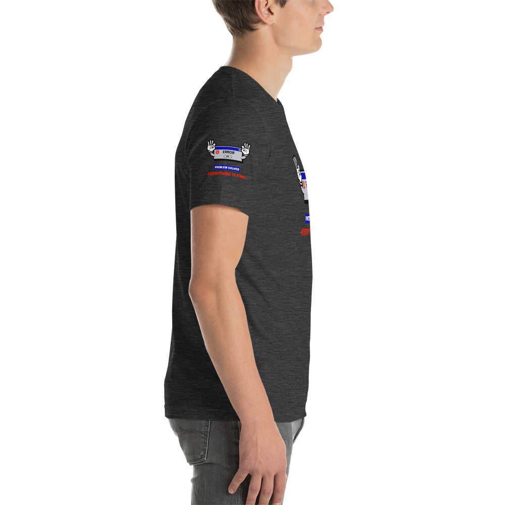 Problem solved - Short-Sleeve Unisex T-Shirt by DarkByteGear