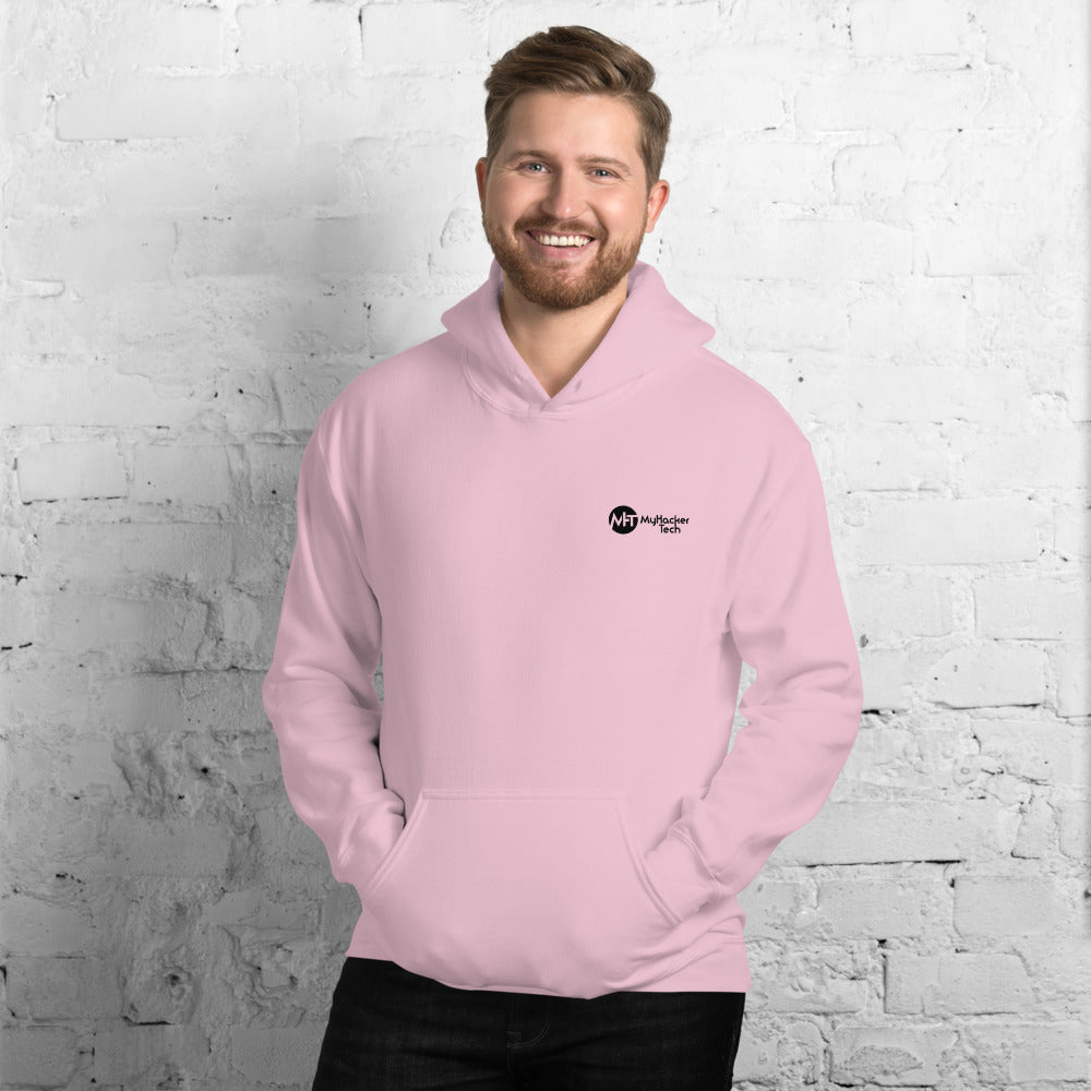 MyHackerTech Classic - Unisex Hoodie ( with back design) by DarkByteGear