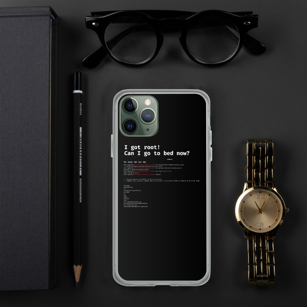 I got root! Can I go to bed now? - iPhone Case by DarkByteGear