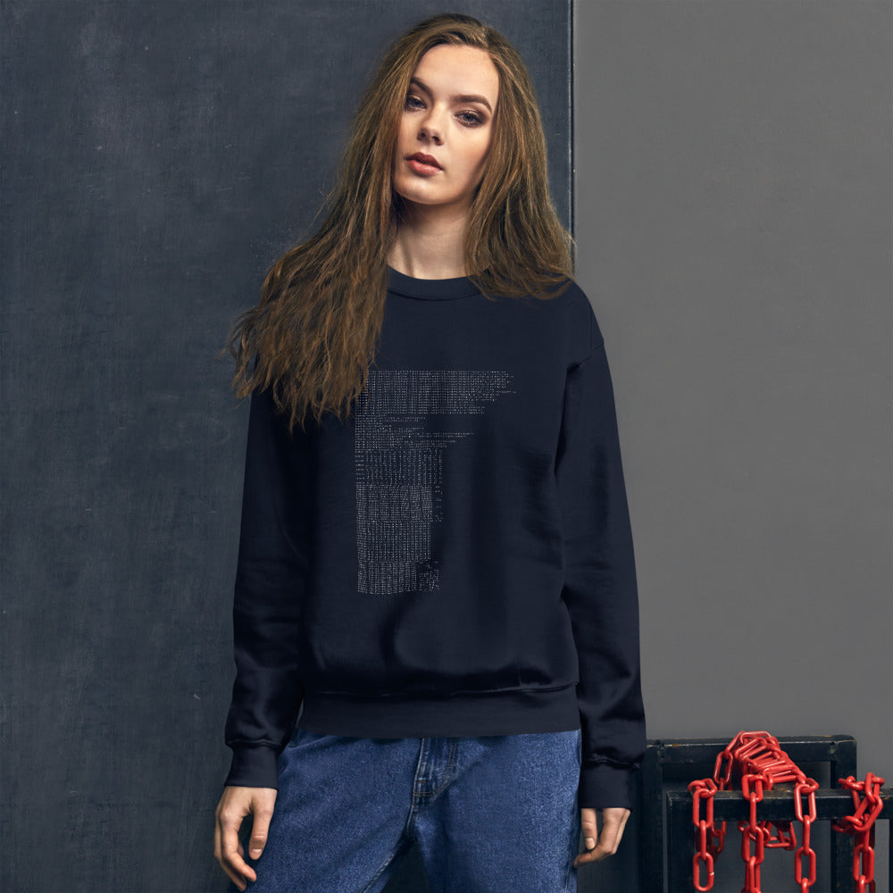Hex dump - Unisex Sweatshirt by DarkByteGear