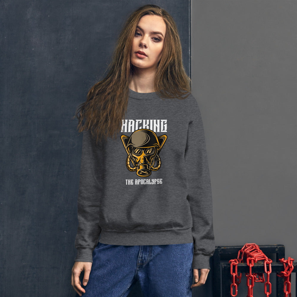 Hacking the Apocalypse - Unisex Sweatshirt by DarkByteGear