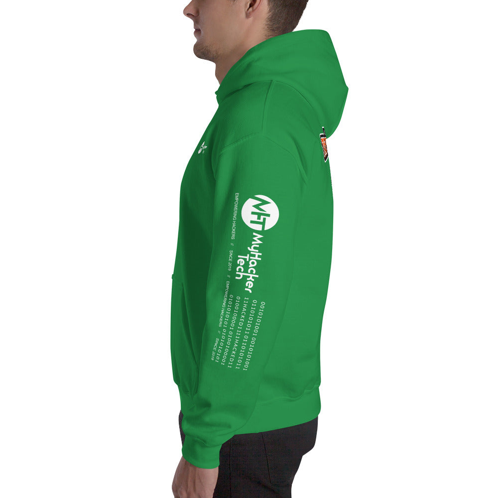 Hacking the apocalypse v1 - Unisex Hoodie (with all sides design) by DarkByteGear
