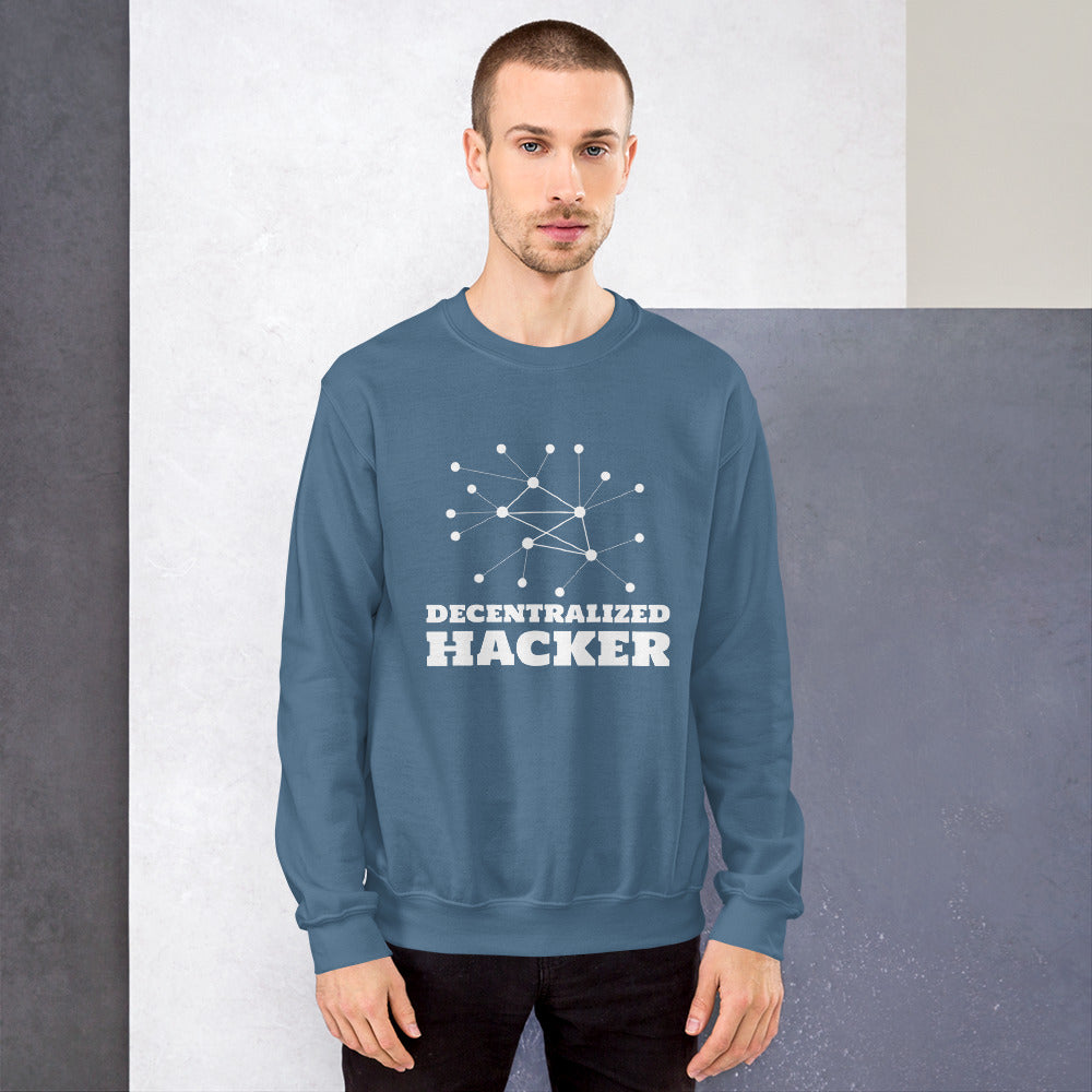 Decentralized Hacker - Unisex Sweatshirt by DarkByteGear