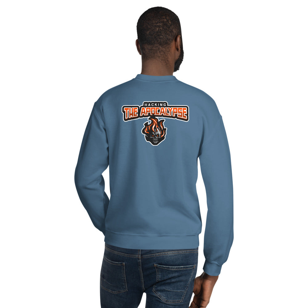 Hacking the Apocalypse v.1 - Unisex Sweatshirt by DarkByteGear