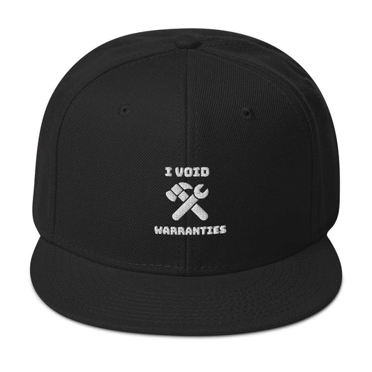 I void warranties - Snapback Hat by DarkByteGear