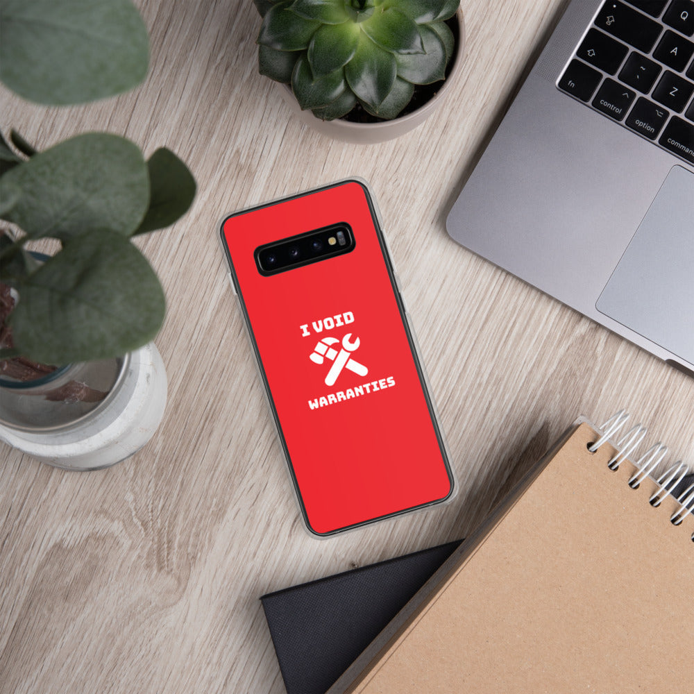 I void warranties - Samsung Case (red) by DarkByteGear