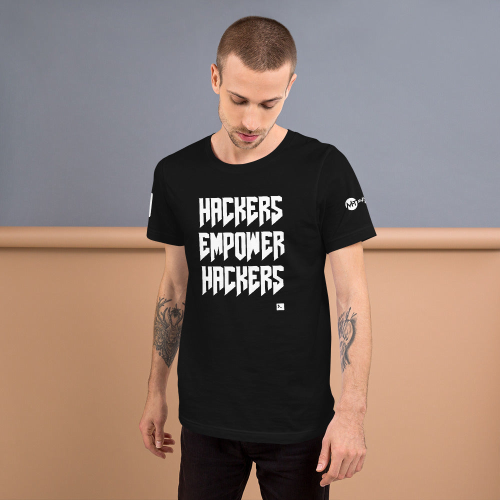 Hackers empower hackers - Short-Sleeve Unisex T-Shirt by DarkByteGear